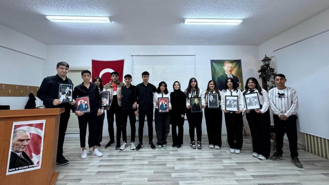 Okulumuzda Mustafa Kemal Atatürk'ün Vefatının 86. Yılı Münasebetiyle Anma Etkinliği Düzenlendi